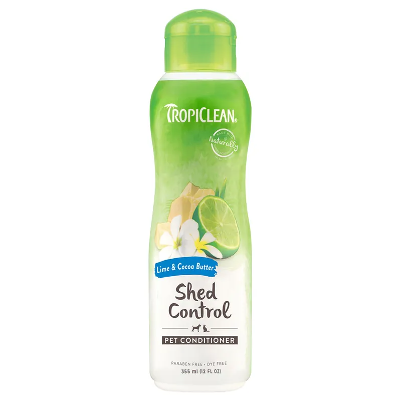 TropiClean Shed Control Lime & Cocoa Conditioner - 355 ml Premium