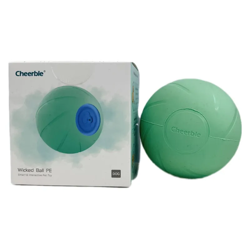 Kampanj Cheerble elektronisk hundleksak Wicked Ball, grön - Ø 7,7 cm