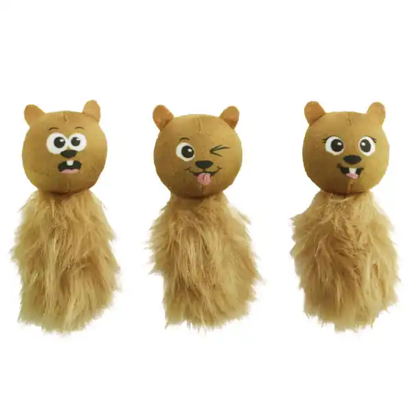 Snuffle N‘ Treat Ekorre 3p Brun Endast idag