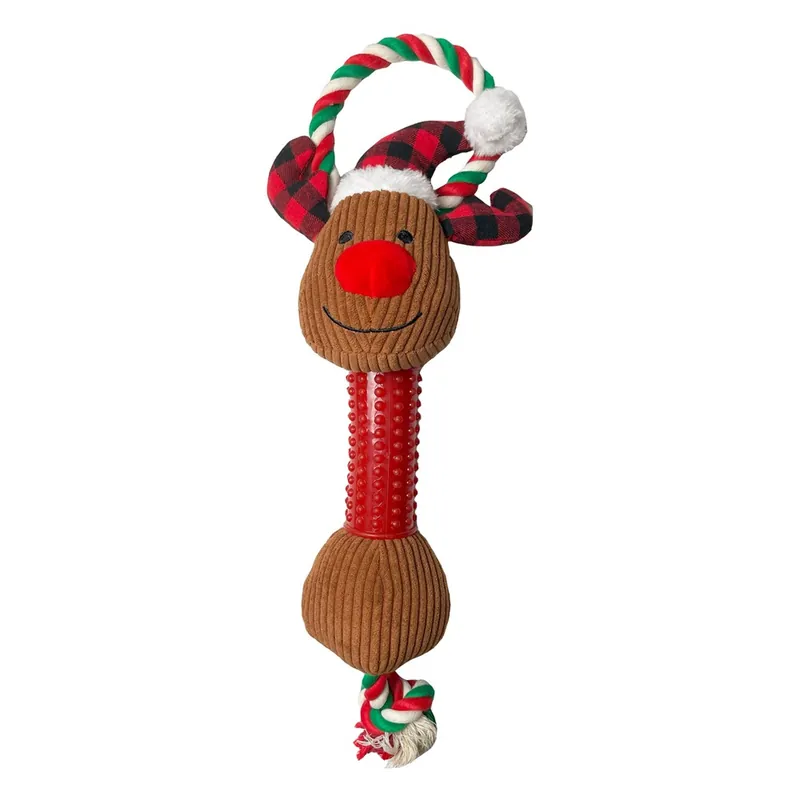 Premium Hundleksak Long Neck Reindeer