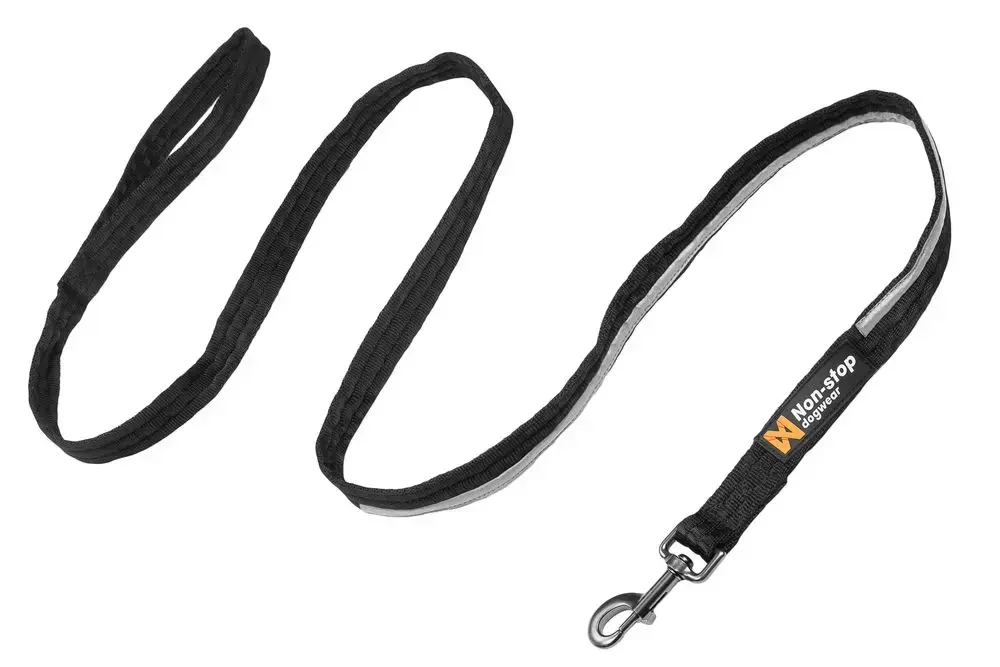 Bästa pris Non-stop Dogwear Strong Leash - Svart / 2 m