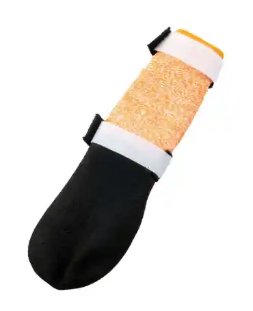 Hundskor Non-Stop Dogwear Protector bootie high Black/orange 4x2XL Trygg betalning