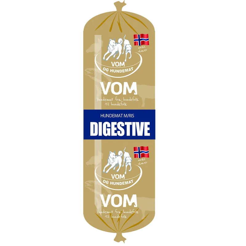 Populär Vom Og Hundemat Digestive 500 g