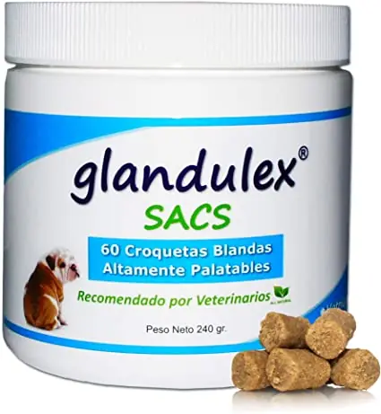 Erbjudande Glandulex Sacs för hundar 60 tuggtabletter
