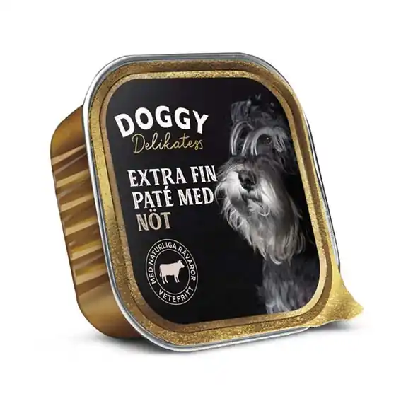 Delikatess Extra Fin Paté till Hund med Nötsmak - 11 st x 150 g Populär