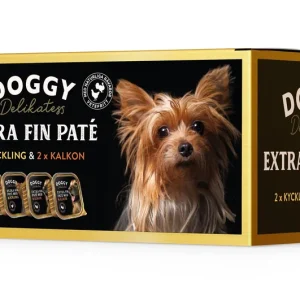 Delikatess Paté Kyckling & Kalkon Våtfoder 4x150g Kampanjpris