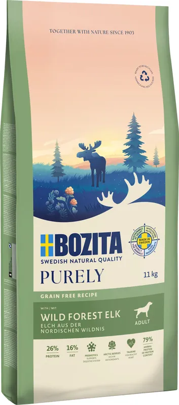 Purely Adult Elk Hundfoder - 2,5 kg Begränsat antal