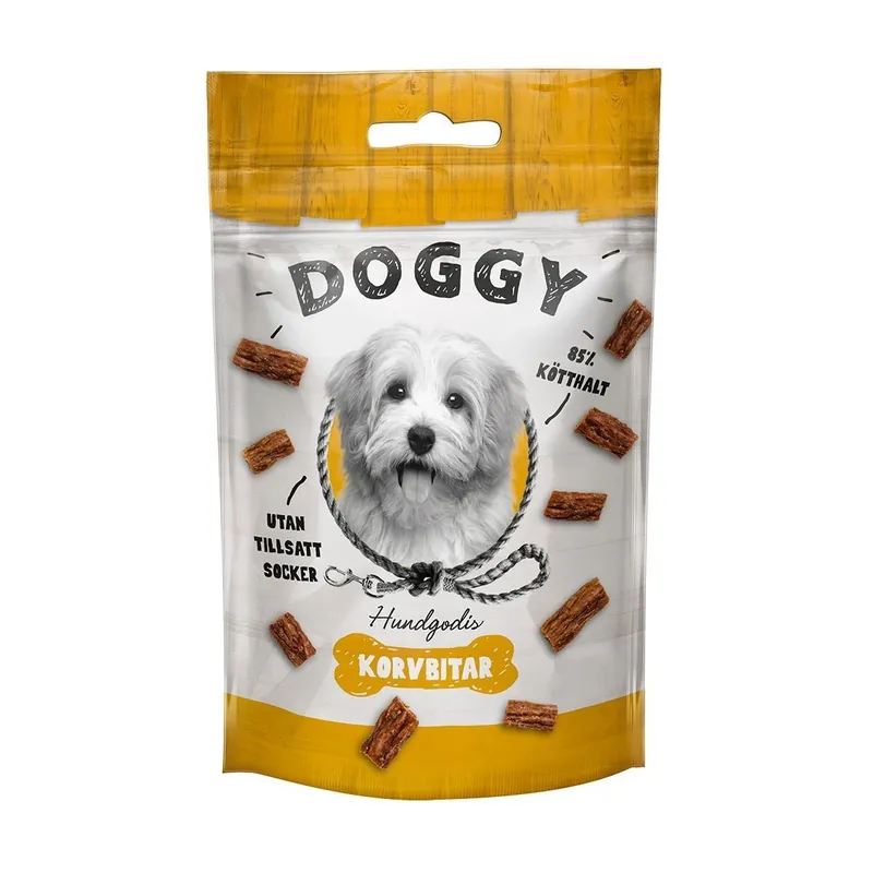 Doggy Hundgodis Korvbitar 55 g Rea