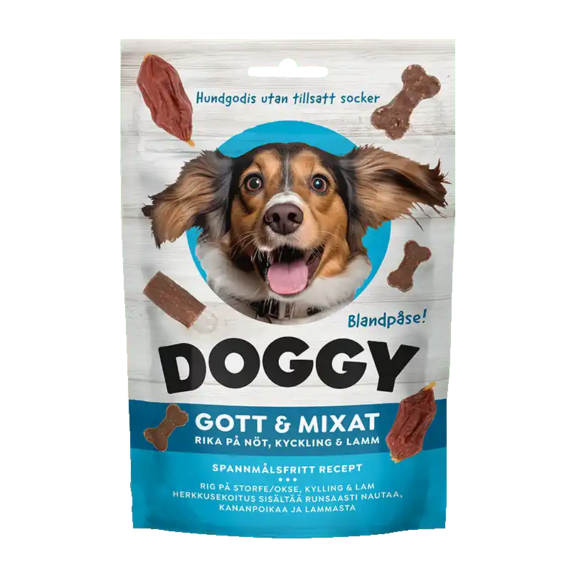 Hundgodis Gott & Mixat - 60 g Begränsad tid