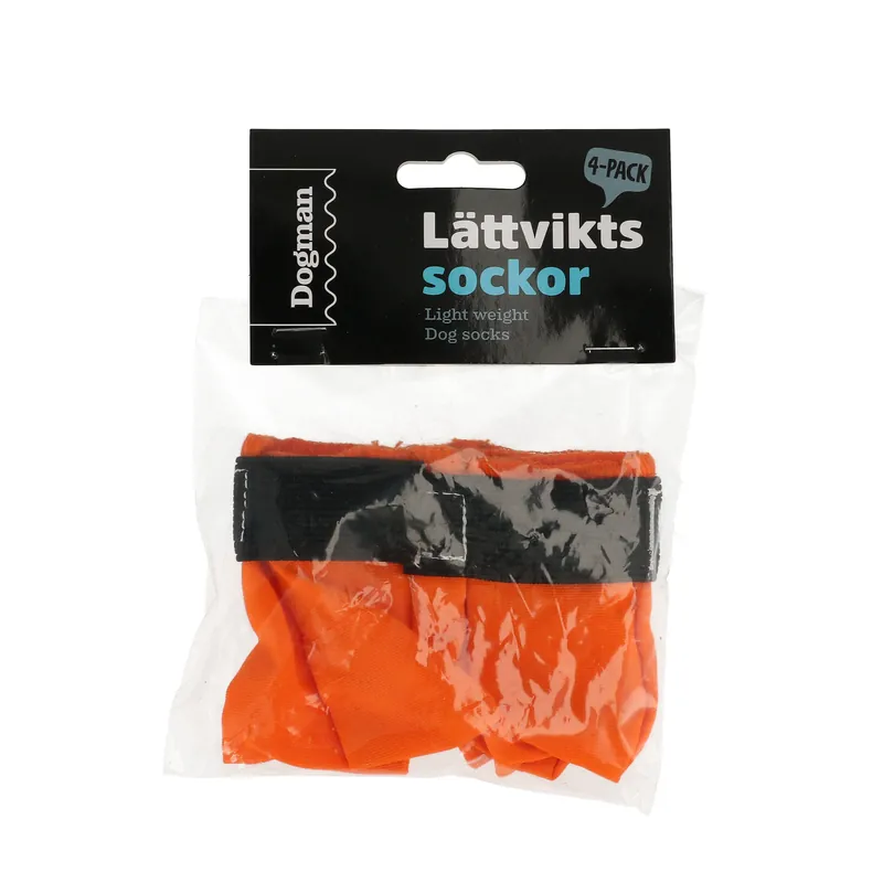 Lättviktssocka till hund 4p Orange XXXS Rea