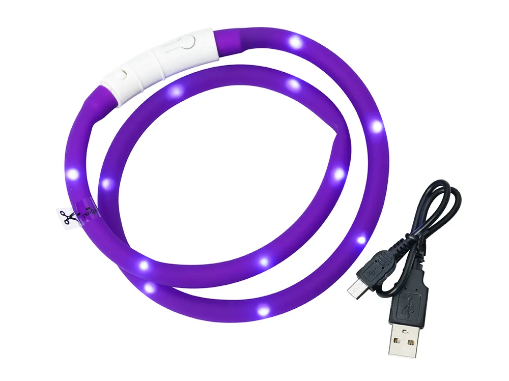 Blinkhalsband LED Lila Köp nu
