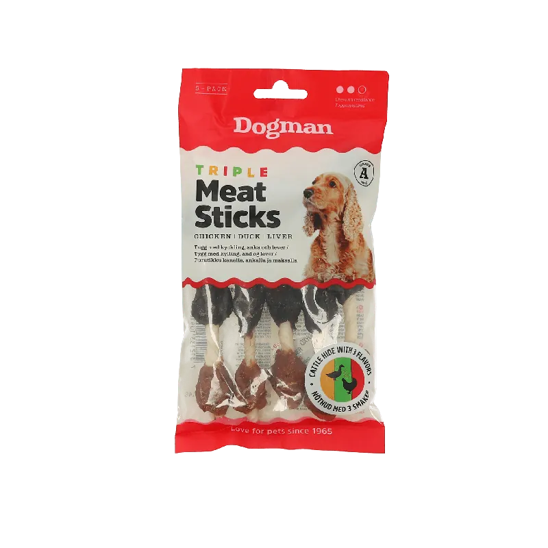 Triple Meat Sticks 5p 12,5cm Kundfavorit