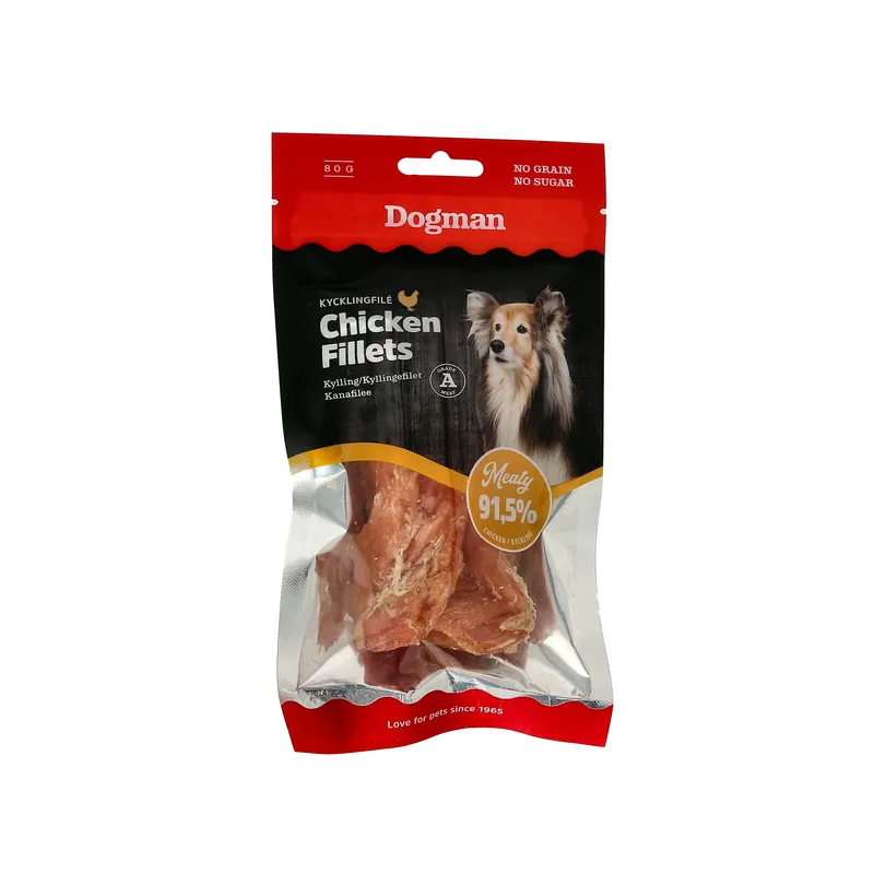 Meaty Kycklingfilé Hundgodis 80g Snabb frakt