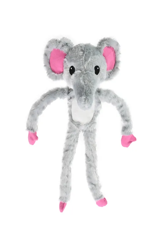 Kampanjpris Hundleksak Elefant med Rep Grå 65cm