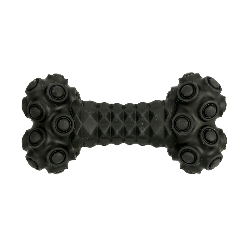 Rough Play Hundleksak Gummi Ben Svart Rabatt