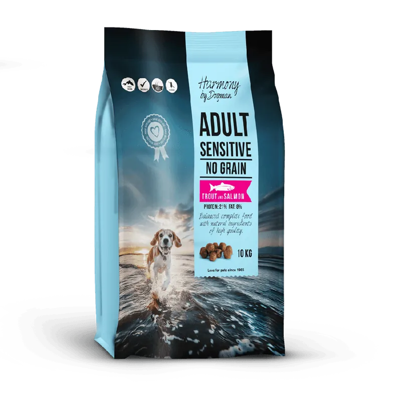 Sista chansen Adult Sensitive spannmålsfritt hundfoder 10kg