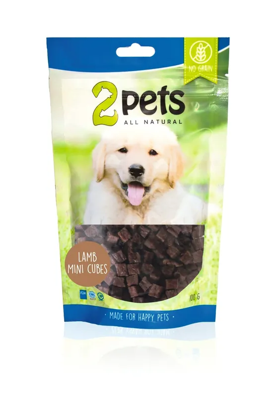 2pets Dogsnack Lamb MiniCubes - 100 g Endast idag