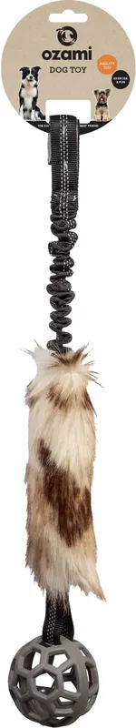 Ozami Play-N-Tug Faux Fur With Ball - 65 cm Erbjudande