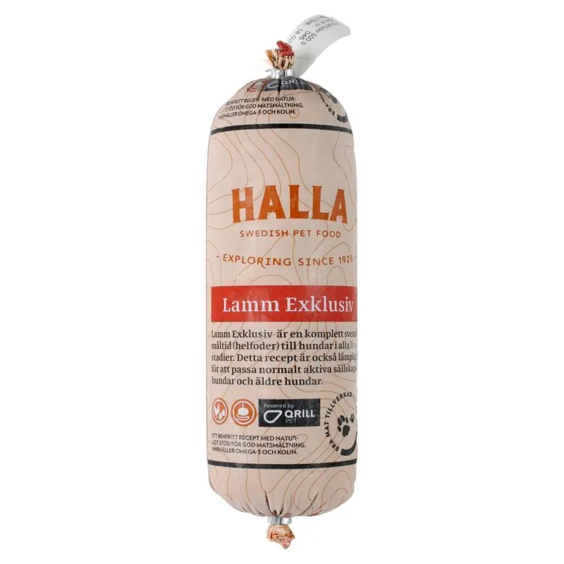 Halla Färskfoder Lamm Exklusiv 500 g Rabatt