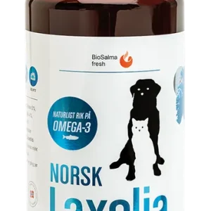 Snabb frakt Norsk Laxolja för hund & katt Biosalma 1000 ml
