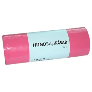 Bajspåsar FourFriends Utan handtag Rosa 50 st Begränsat erbjudande