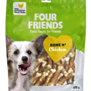 Bone N‘ Chicken Hundgodis 400g Trygg betalning