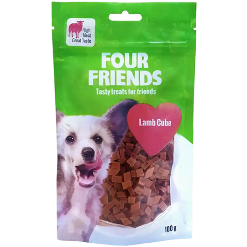 Billigare Dog/Cat Lamb Cube 100 g - Hund - Hundgodis - Träningsgodis & belöningsgodis - FourFriends - ZOO.se