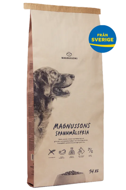 Erbjudande Spannmålsfria - 14kg - Hund - Hundmat & hundfoder - Torrfoder för hund - Magnussons - ZOO.se
