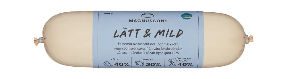 Lätt & Mild - 650g - Hund - Hundmat & hundfoder - Våtmat & Våtfoder för hund - Magnussons - ZOO.se Endast idag