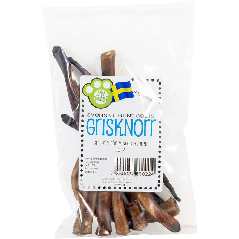 Säker betalning My Treat Mini Grisknorr 10 st för hundar