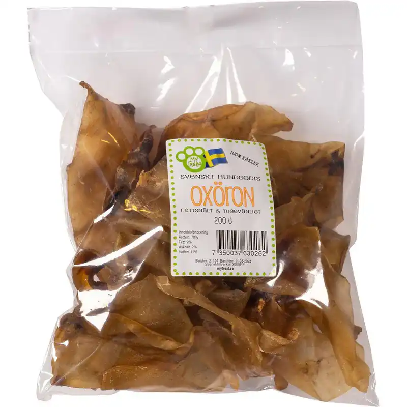 My Treat lufttorkade oxöron 200 g för hundar Köp online