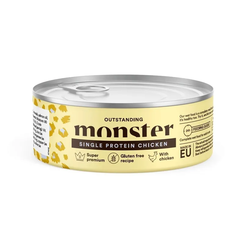 Rea Monster Cat Adult Single Protein Chicken 100 g