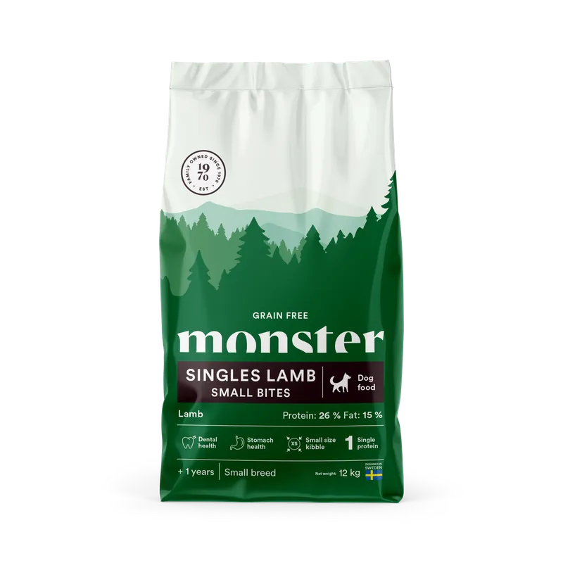 Single Lamb Small Bites hundfoder - 2 kg Handla nu