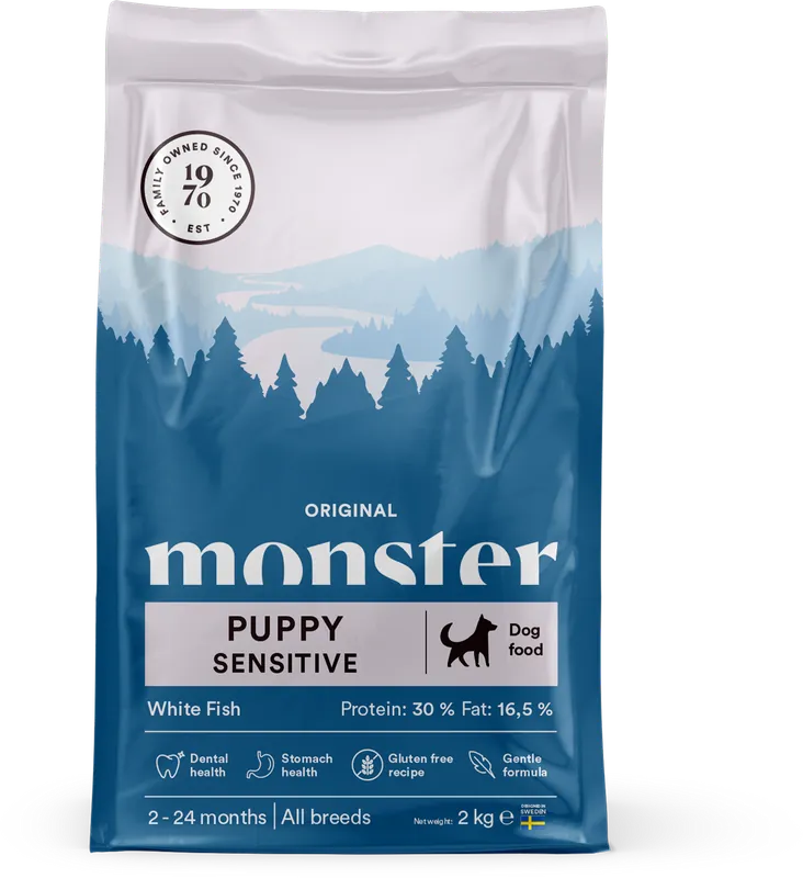 Endast idag Dog Original Puppy Sensitive White Fish - 2 kg