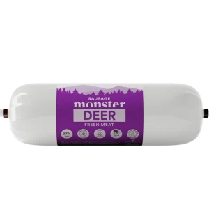Begränsat erbjudande Dog Sausage Deer Hundfoder - 12 x 400 g