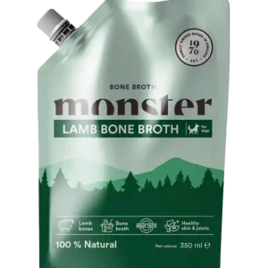 Bone Broth Lamb 350 ml - Hund - Hundmat & hundfoder - Våtmat & Våtfoder för hund - Monster Pet Food - ZOO.se prisnedsättning