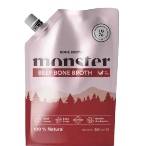 Bone Broth Beef 350 ml - Hund - Hundmat & hundfoder - Våtmat & Våtfoder för hund - Monster Pet Food - ZOO.se Expressleverans