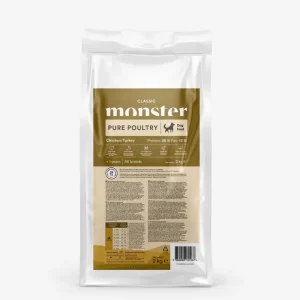 Dog Classic Pure Poultry Chicken & Turkey torrfoder - 17 kg Billig