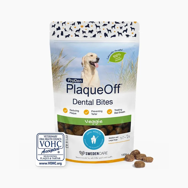 ProDen PlaqueOff® Bites till Hund - 150 g Kampanj