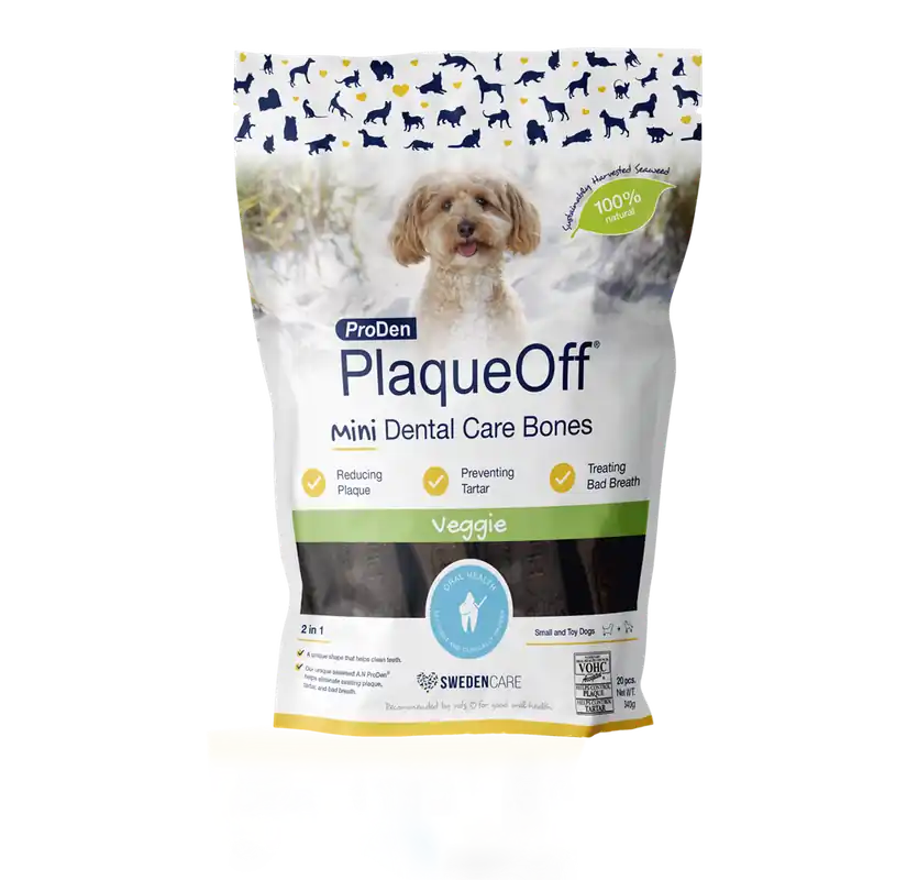 Rea Swedencare PRODEN PlaqueOff Mini Dental Care Bones Vegetables 340 g