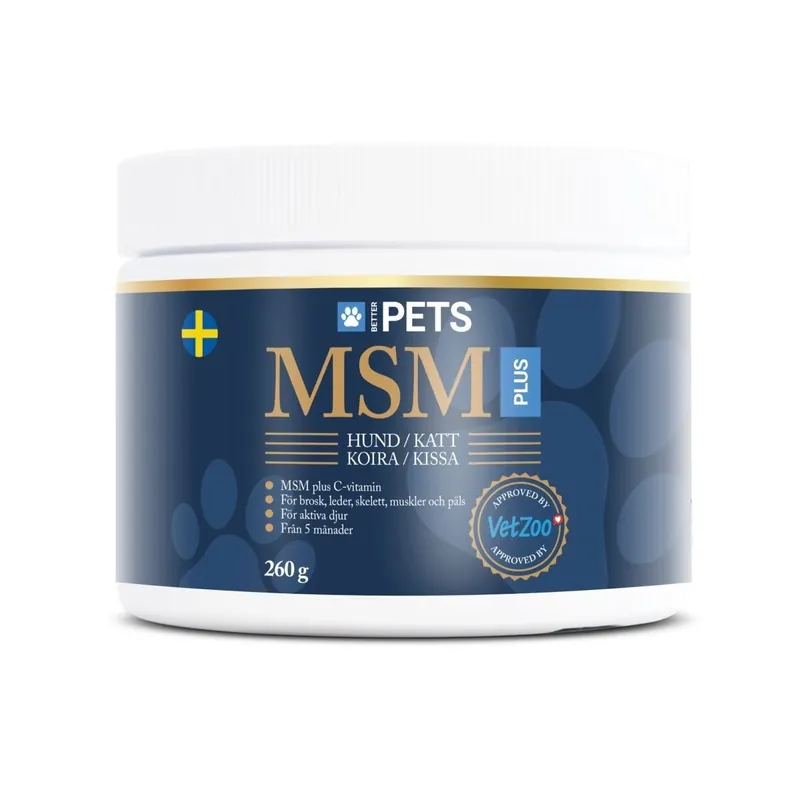 Köp online Better Pets MSM Plus 260 g