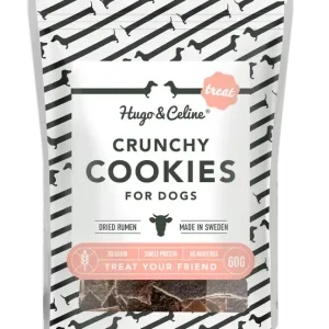 Begränsad tid Crunchy Cookies Påse 80 g - Hund - Hundgodis - Naturligt hundgodis - Hugo and Celine - ZOO.se