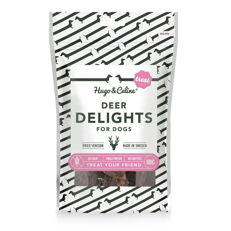 Endast idag Hugo&Celine Deer Delights 80 g