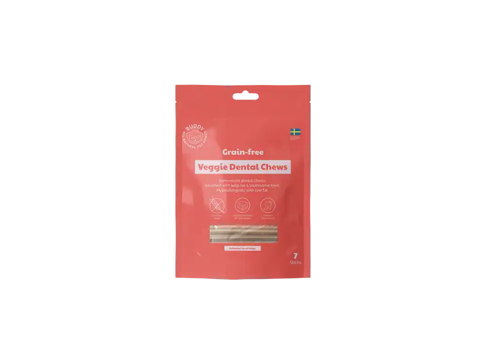 Buddy Grain-free Dental Stick enriched with Kelp M 7 st Billig