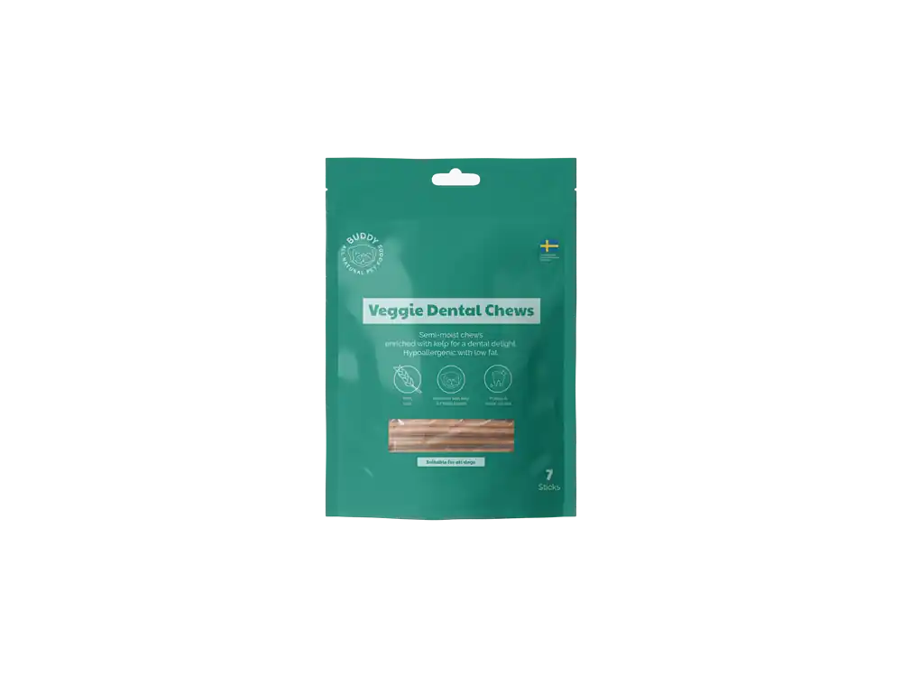 Buddy Dental Stick enriched with Kelp M 7 st Sista chansen