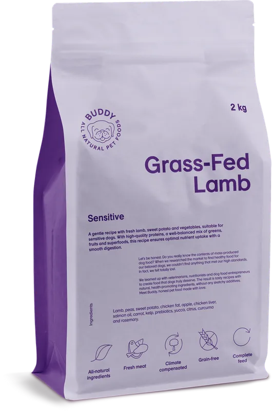 Billig Grass-Fed Lamb Torrfoder för Hund - 5 kg