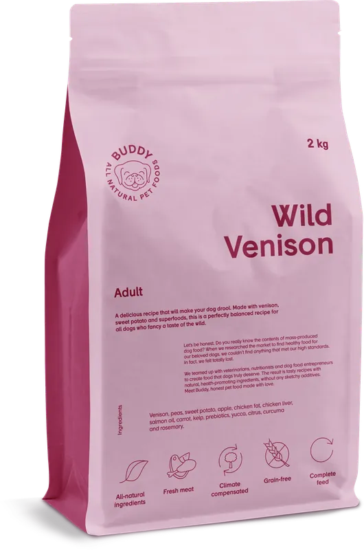Expressleverans Buddy Wild Venison - 2 kg