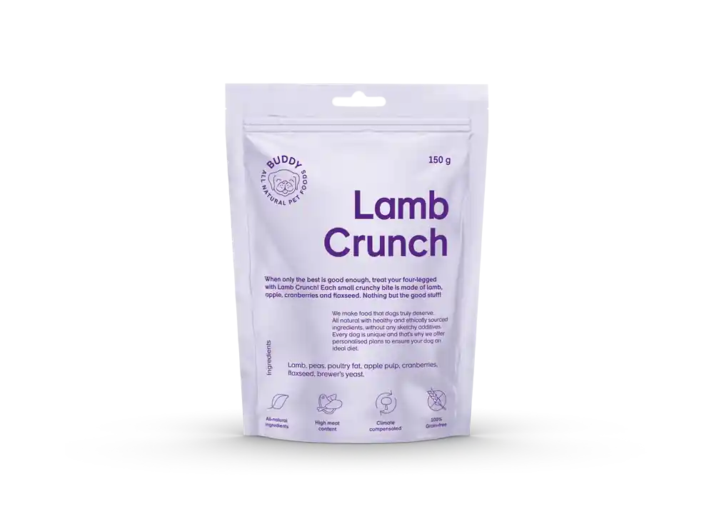 Buddy Lamb Crunch & Cranberries Hundgodis 150 g Utförsäljning