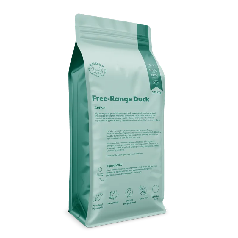Buddy Free-Range Duck 12 kg Kampanj