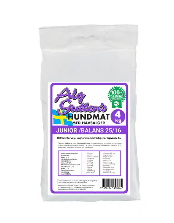 Junior Balans Hundfoder - 4 kg Expressleverans